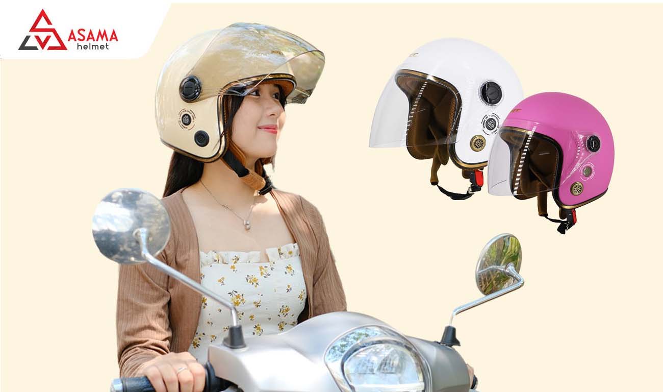 Thiết kế ôm trọn vùng đầu, an toàn và thoải mái cho người đội