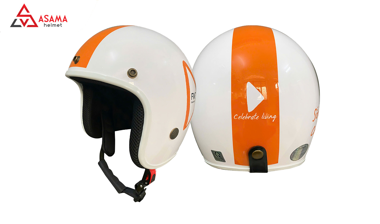 Kiểu nón 3/4 in logo theo yêu cầu