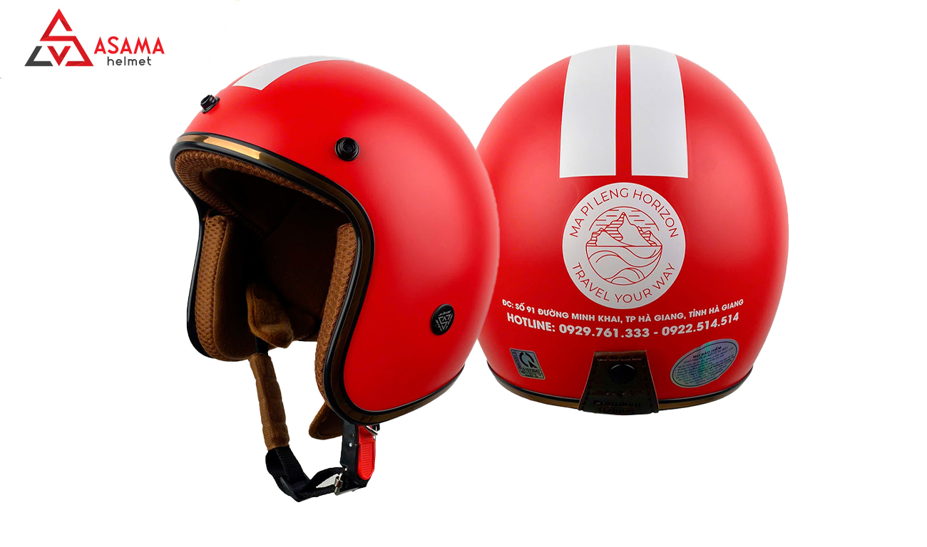 Mẫu mũ in logo cho nữ đỏ nhám