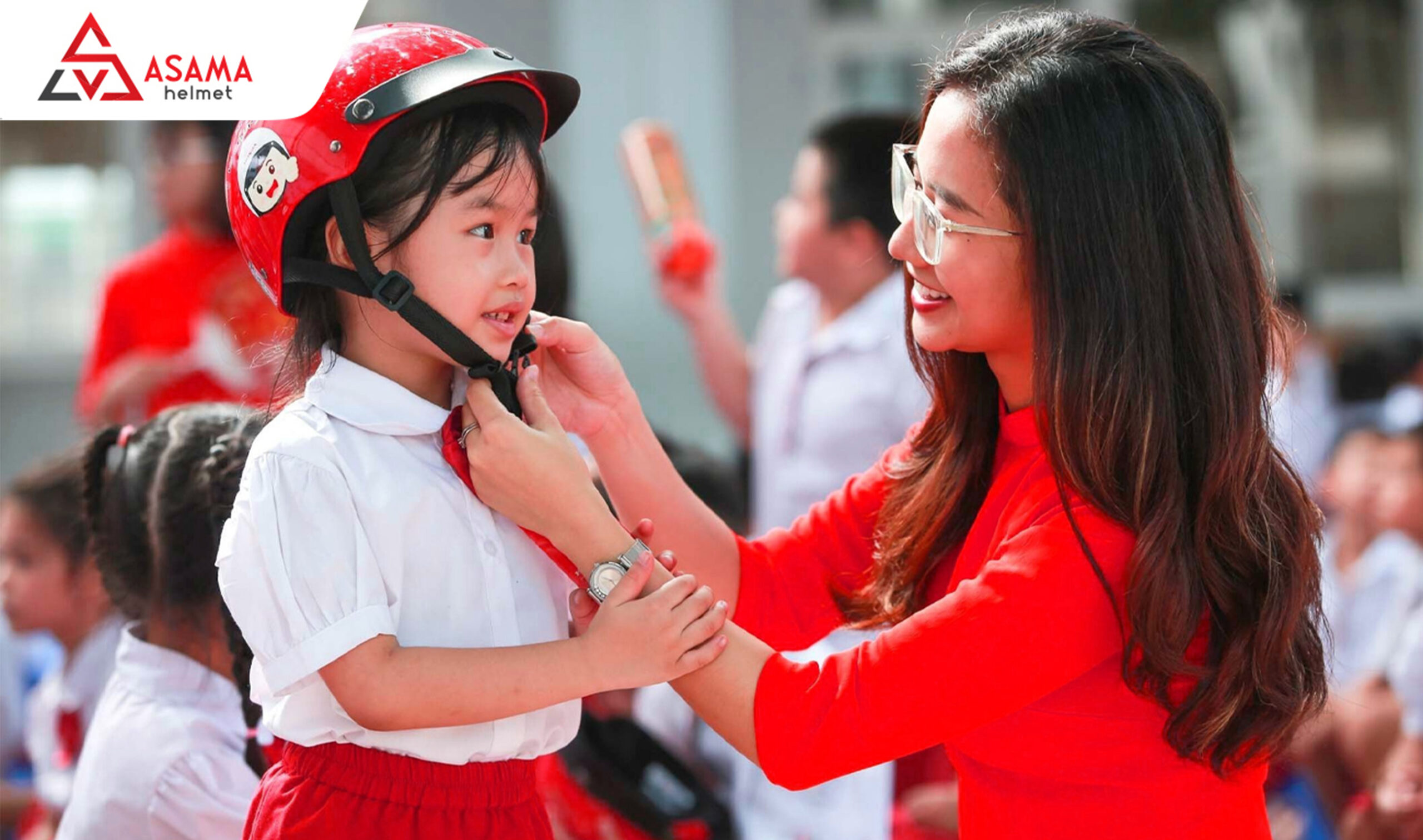 Kiểm tra độ vừa vặn với mũ bảo hiểm cho trẻ em