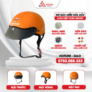 Mũ bảo hiểm nửa đầu A104 Hiệp Toàn Group