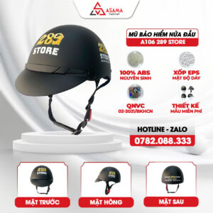Mũ bảo hiểm nửa đầu A106 289 Store