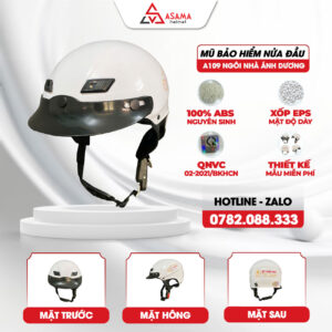Mũ bảo hiểm nửa đầu A109 Ngôi nhà ánh dương