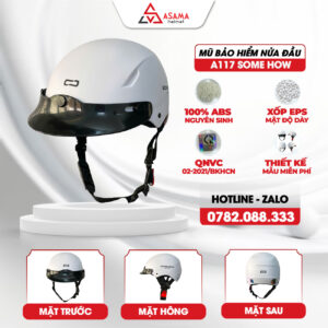 Mũ bảo hiểm nửa đầu A117 SomeHow