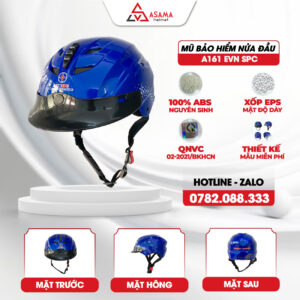 Mũ bảo hiểm nửa đầu A161 EVN SPC