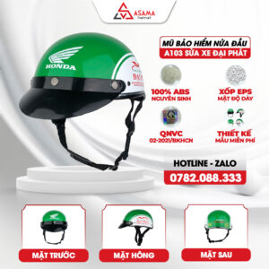 Mũ bảo hiểm nửa đầu A103 Sửa xe Đại Phát