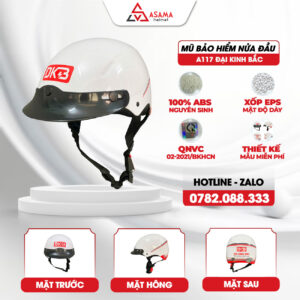 Mũ bảo hiểm nửa đầu A117 Đại Kinh Bắc