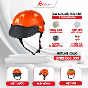 Mũ bảo hiểm nửa đầu A104 Mirinda