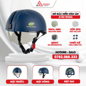 Mũ bảo hiểm kính âm A152 Wana