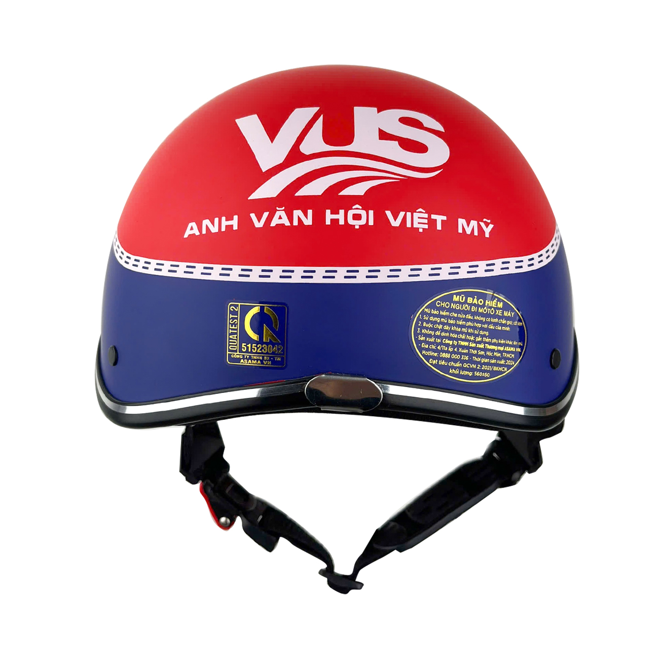 Mũ bảo hiểm nửa đầu A103 Anh văn Hội Việt Mỹ