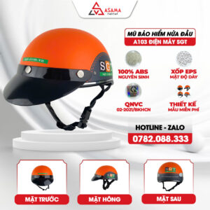 Mũ bảo hiểm nửa đầu A103 Điện máy SGT