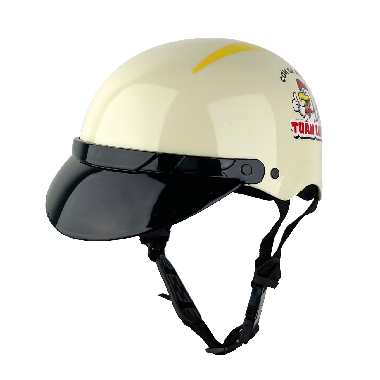 Mũ bảo hiểm nửa đầu A104 Cơm gà Tuấn Lưu