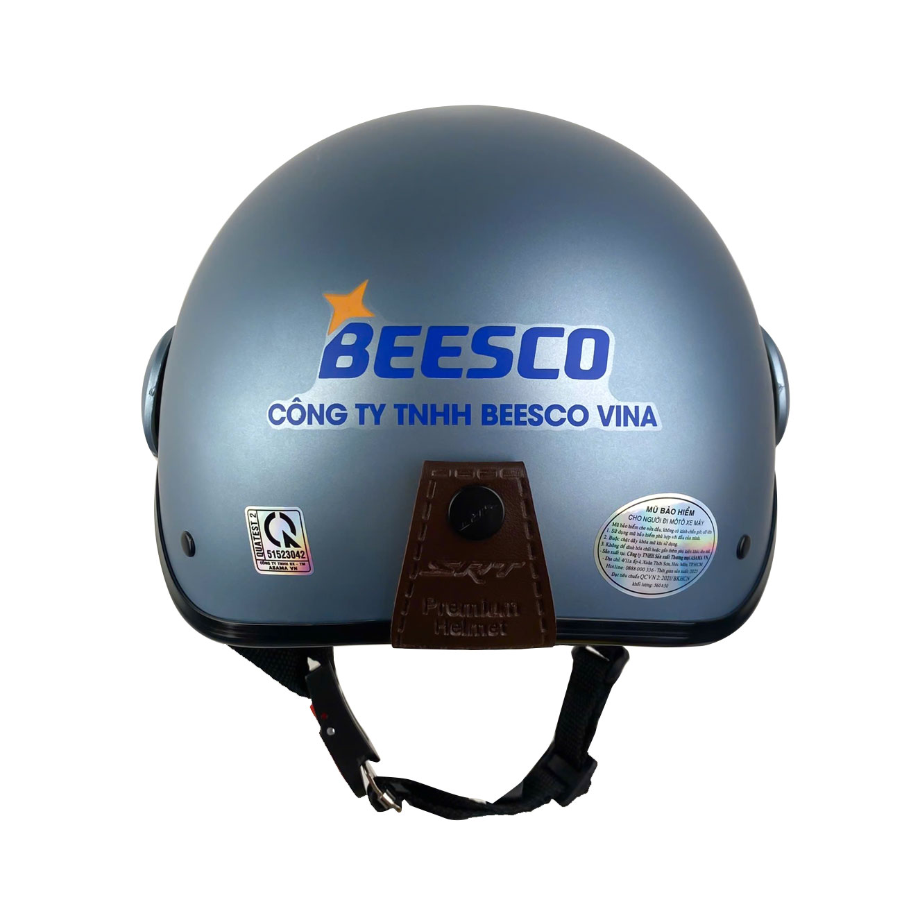 Mũ bảo hiểm nửa đầu có kính A105 Beesco