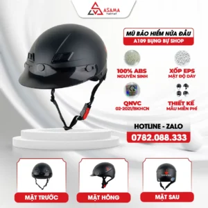 Mũ bảo hiểm nửa đầu A109 Bụng Bự Shop