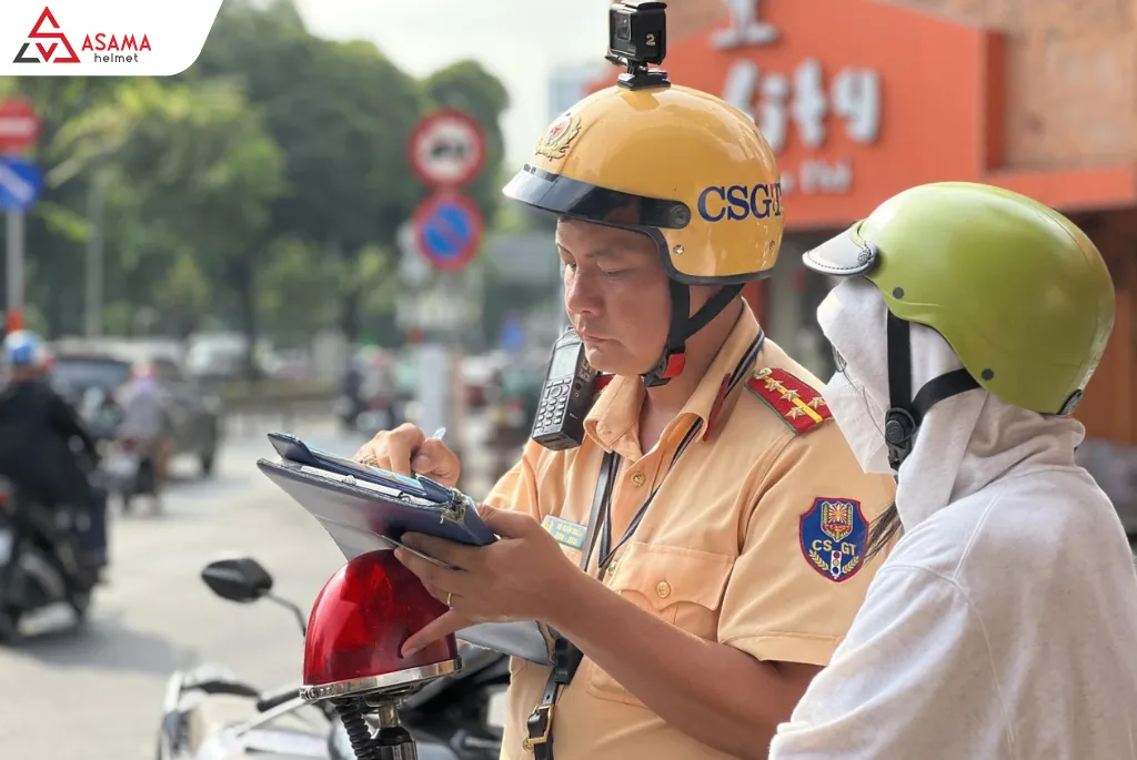Các lỗi vi phạm giao thông xe máy có thể bị lập biên bản xử lý