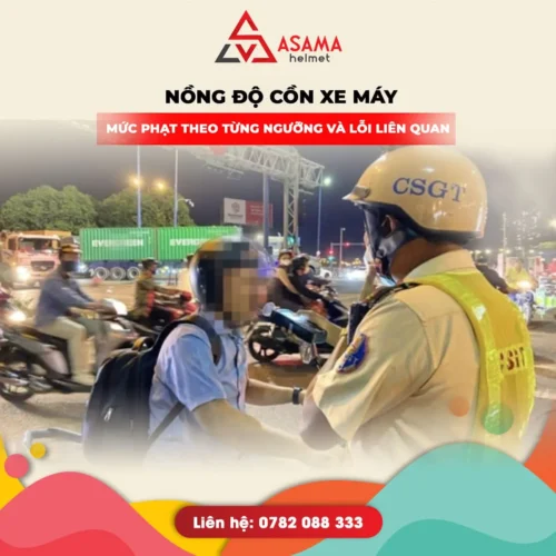 Nồng độ cồn xe máy: Mức phạt theo từng ngưỡng và lỗi liên quan