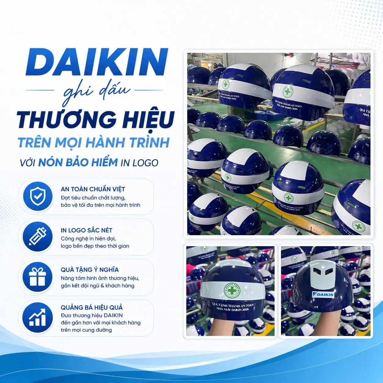Mũ bảo hiểm Daikin