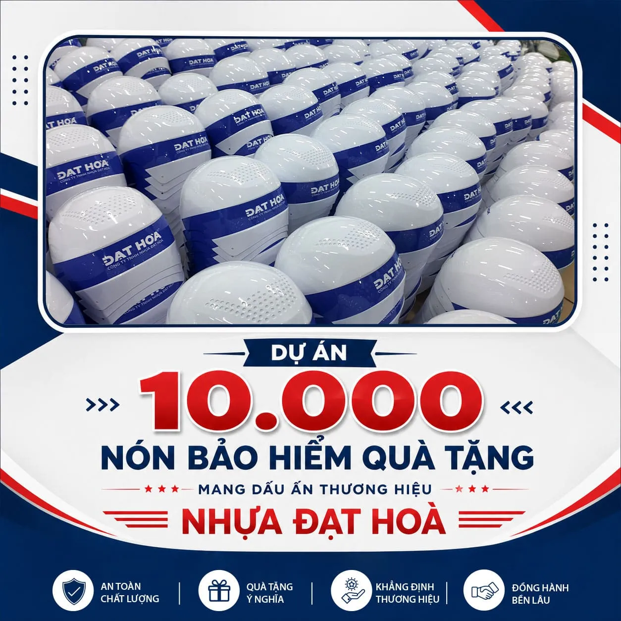 Mũ bảo hiểm Nhựa Đạt Hòa