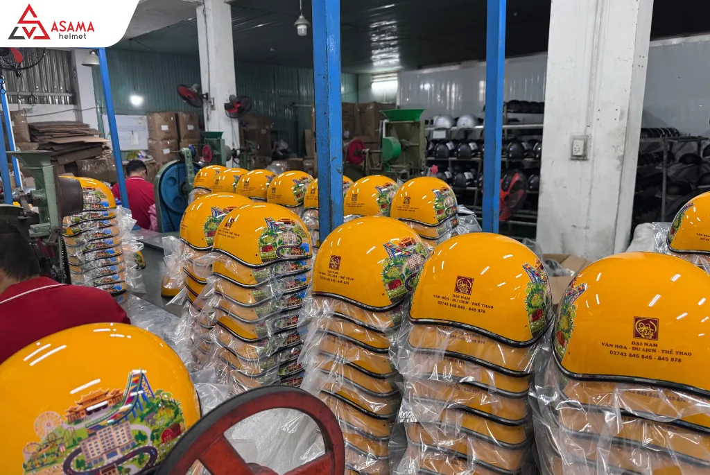 Sản xuất mũ bảo hiểm quà tặng ở Bình Chánh số lượng lớn